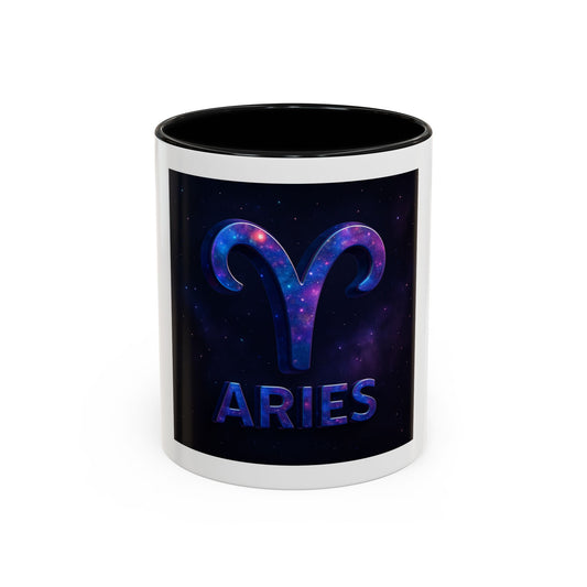 Aries Galaxy Accent Coffee Mug - 11oz & 15oz