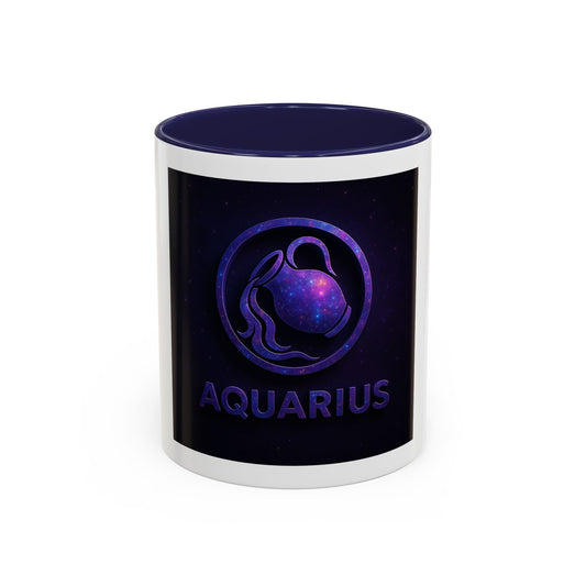 Aquarius Galaxy Accent Coffee Mug - 11 & 15oz