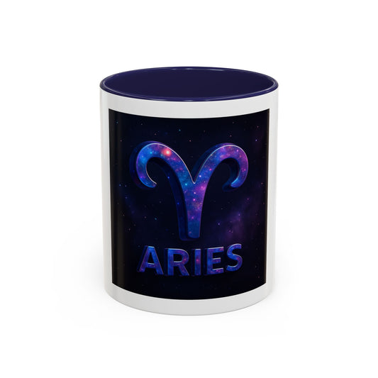 Aries Galaxy Accent Coffee Mug - 11oz & 15oz