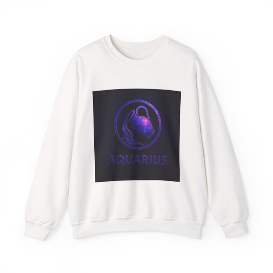 Aquarius Galaxy Crewneck Sweatshirt - Unisex Heavy Blend™