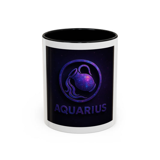 Aquarius Galaxy Accent Coffee Mug - 11 & 15oz