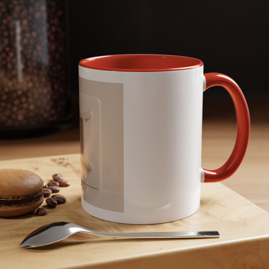 Accent Coffee Mug, Zodiac Gift, Astrology Decor, Black Handle Mug, Unique Birthday Present, Horoscope Collectible